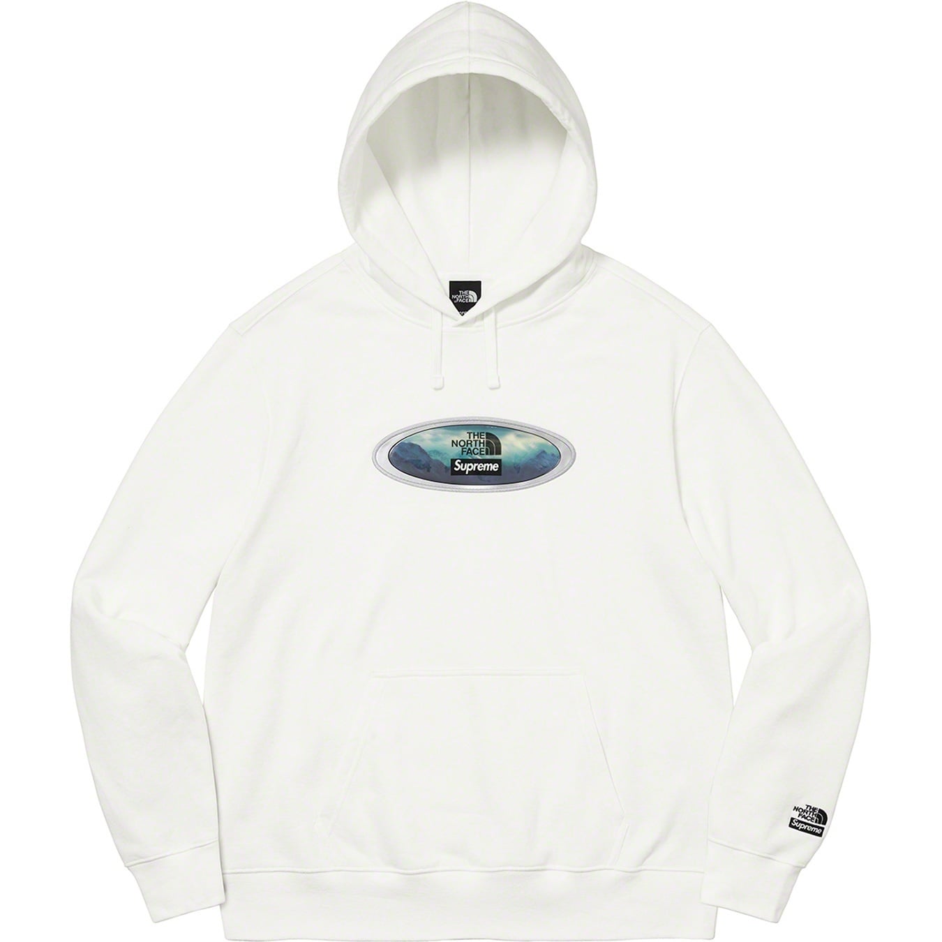 Supreme®/The North Face® Lenticular Mountains Hooded Sweatshirt view 5